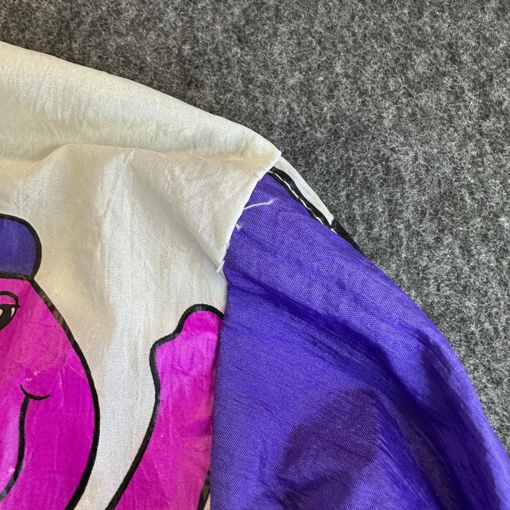 Vintage 1993 Barney the Dinosaur Windbreaker Jacket Mighty-Mac Kids 2T 90s TV - Picture 12 of 16